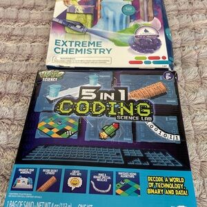 National Geographic Extreme Chemistry and 5-in-1 Coding Science Lab Set